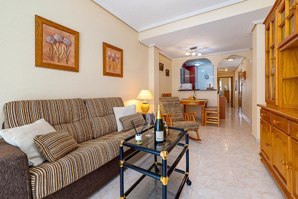 Posezení v ubytování APARTAMENTO MARIA PLAYA DEL CURA