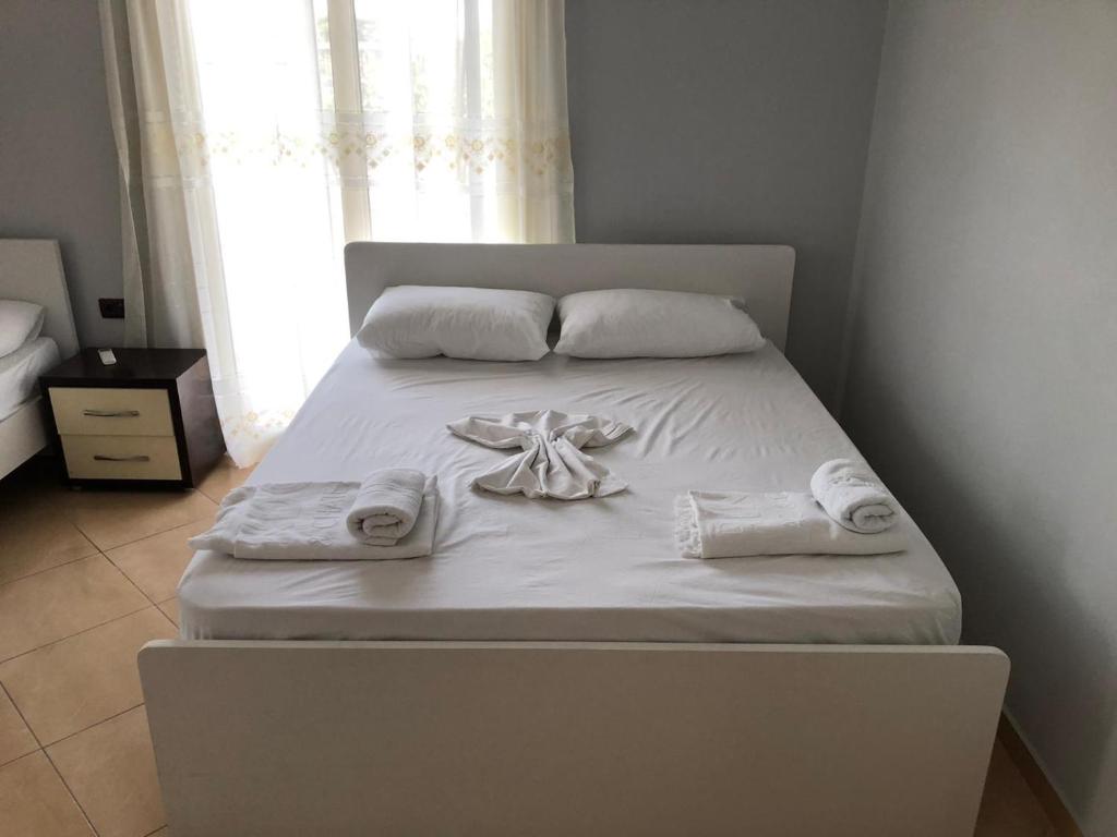 Postel nebo postele na pokoji v ubytování Vila Olti