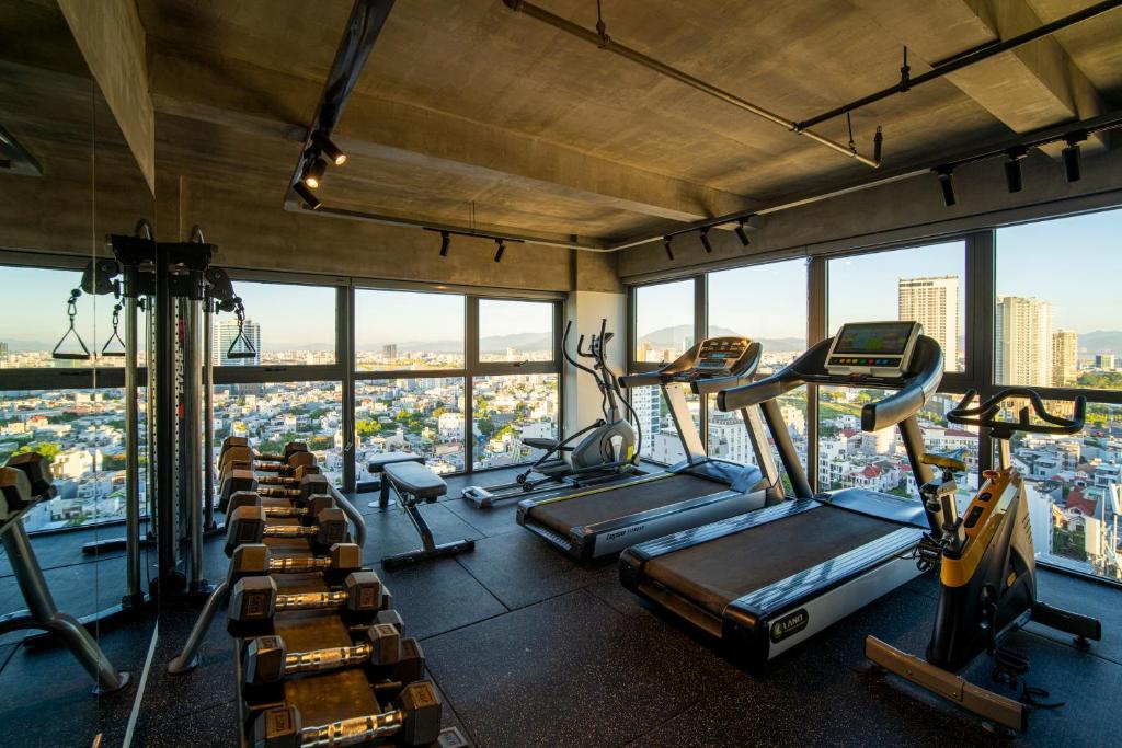 Fitness centrum a/nebo fitness zařízení v ubytování Luxtery Hotel & Spa