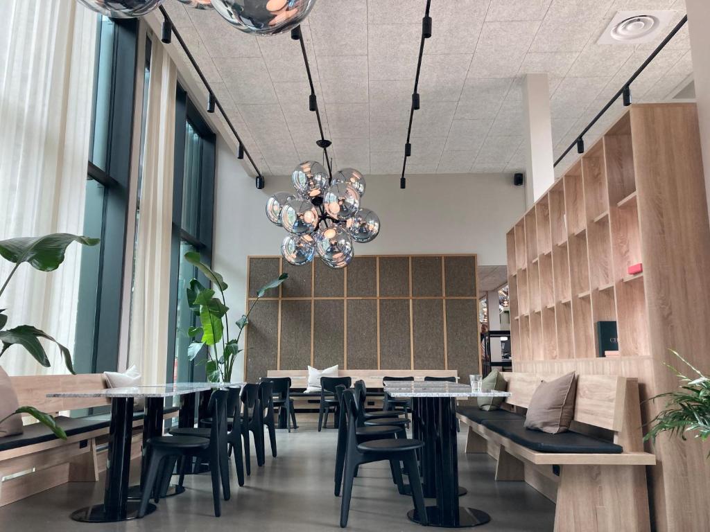 Χώρος καθιστικού στο Unity Malmö - A Studio Hotel