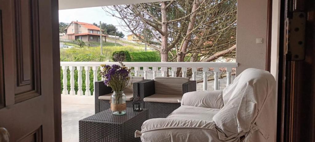 A balcony or terrace at Area Pequena