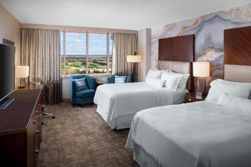 The Westin Savannah Harbor Golf Resort & Spa - Chambre D'hôtes, 2 Doubles, Vue De Golf