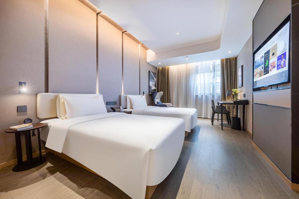 Atour Hotel Nanjing Pukou Economic Development Zone Qiaolin - Superieure Tweelingzaal