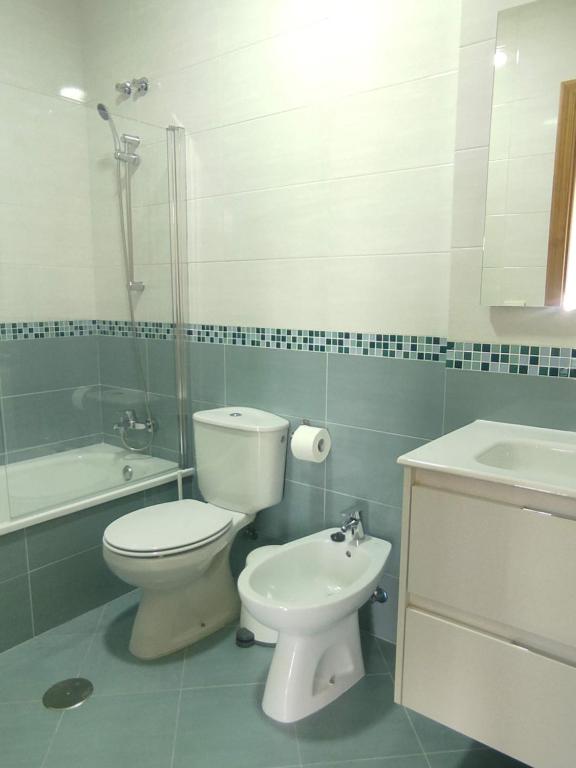 Kúpeľňa v ubytovaní Apartamentos Montedunas