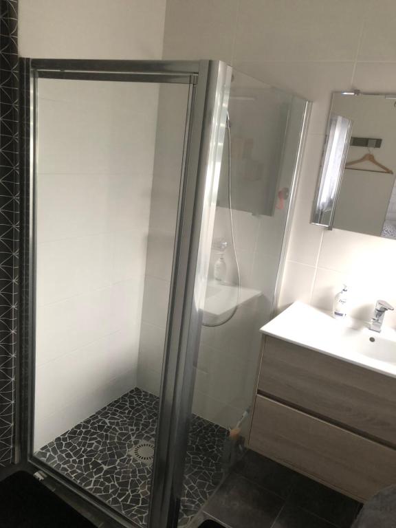 Koupelna v ubytování Jolie chambre dans quartier calme
