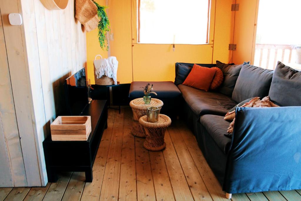 Posezení v ubytování Luxury Lake Lodge