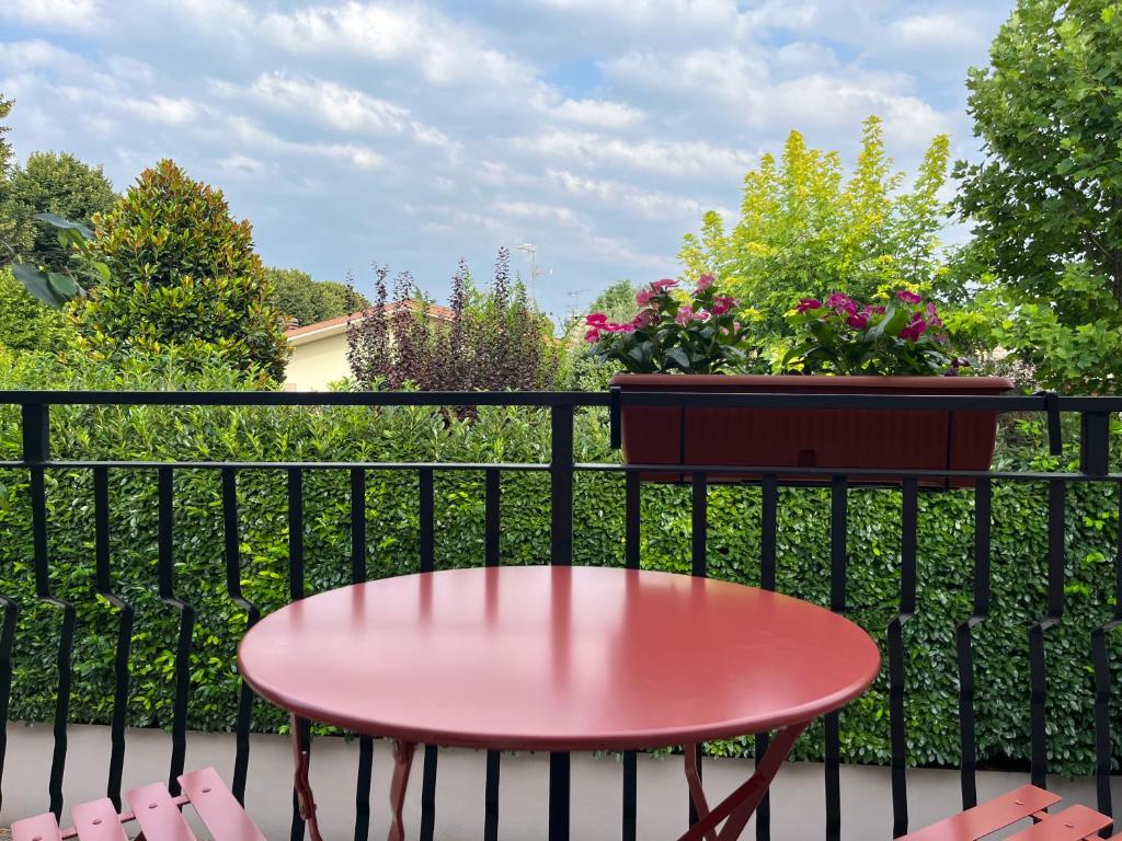 Balkón nebo terasa v ubytování Garda Flow Holiday Home