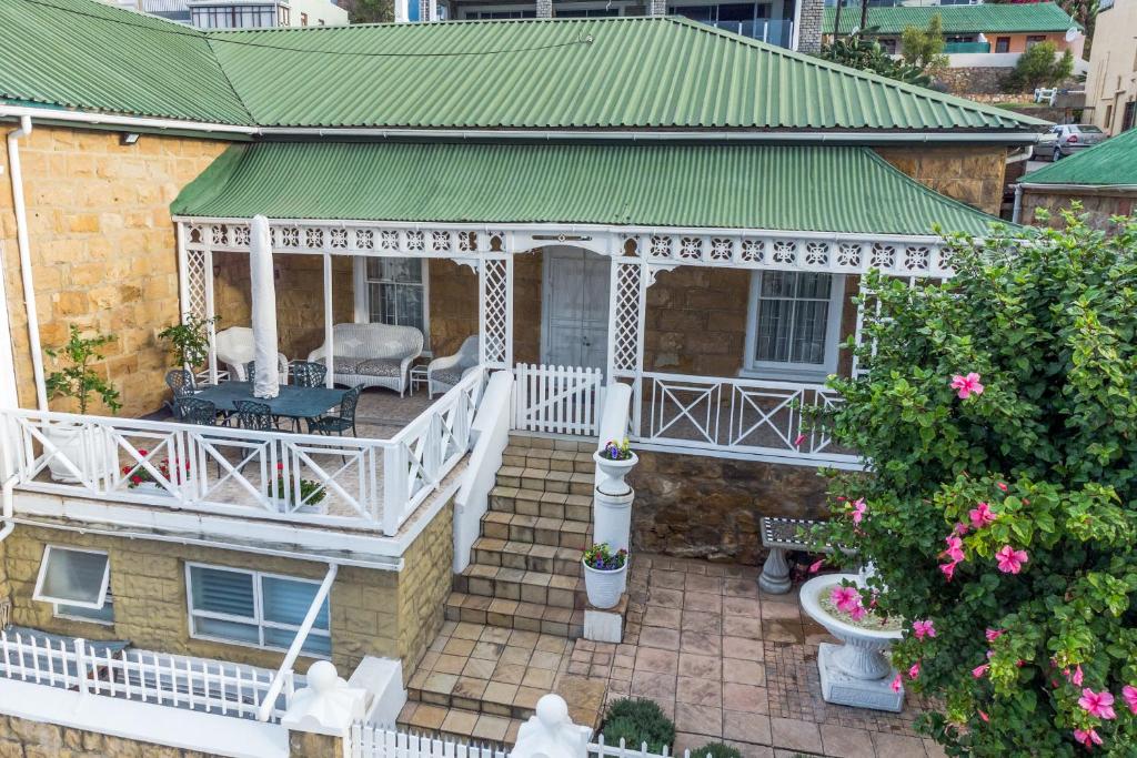 an aerial view of a house with a gazebo at 60 on Montagu in Mossel Bay