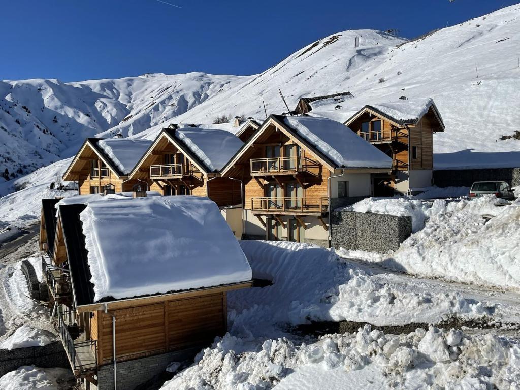 Chalet L'Albaron om vinteren