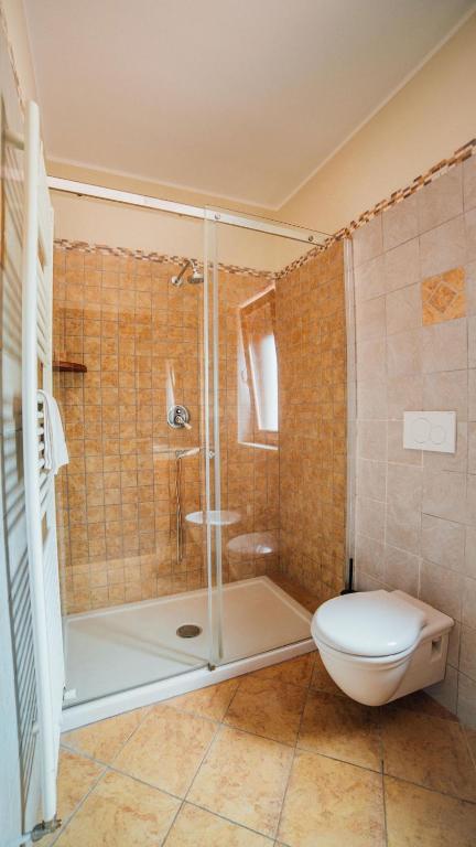 Koupelna v ubytování Casa Mita