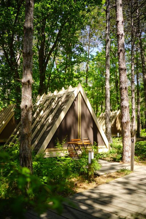 Zahrada ubytování LONGOSPHERE GLAMPING