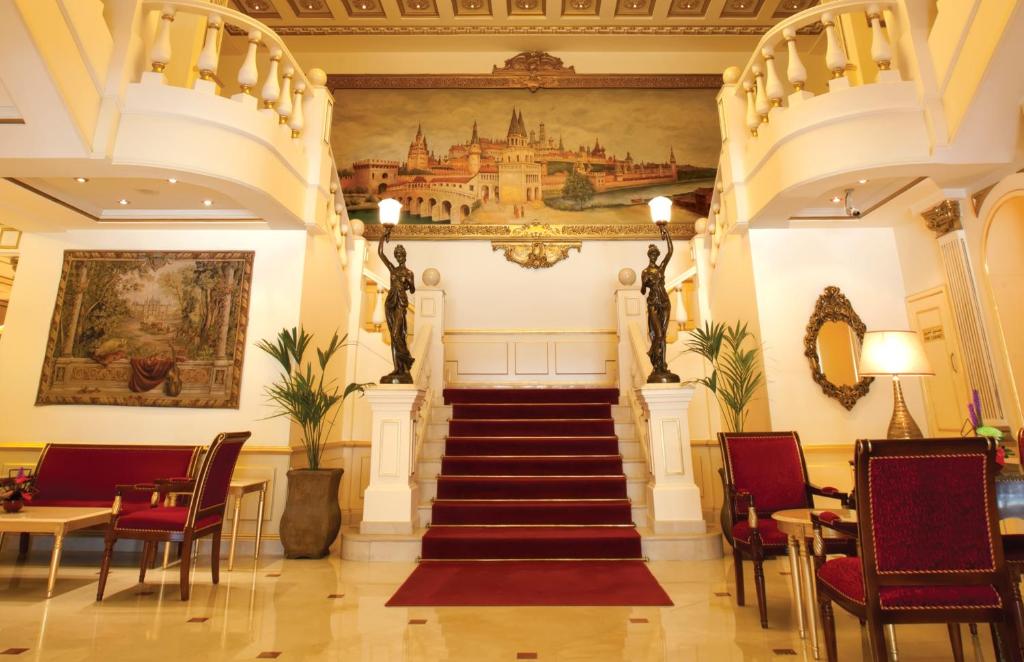 Posezení v ubytování Moscow Hotel