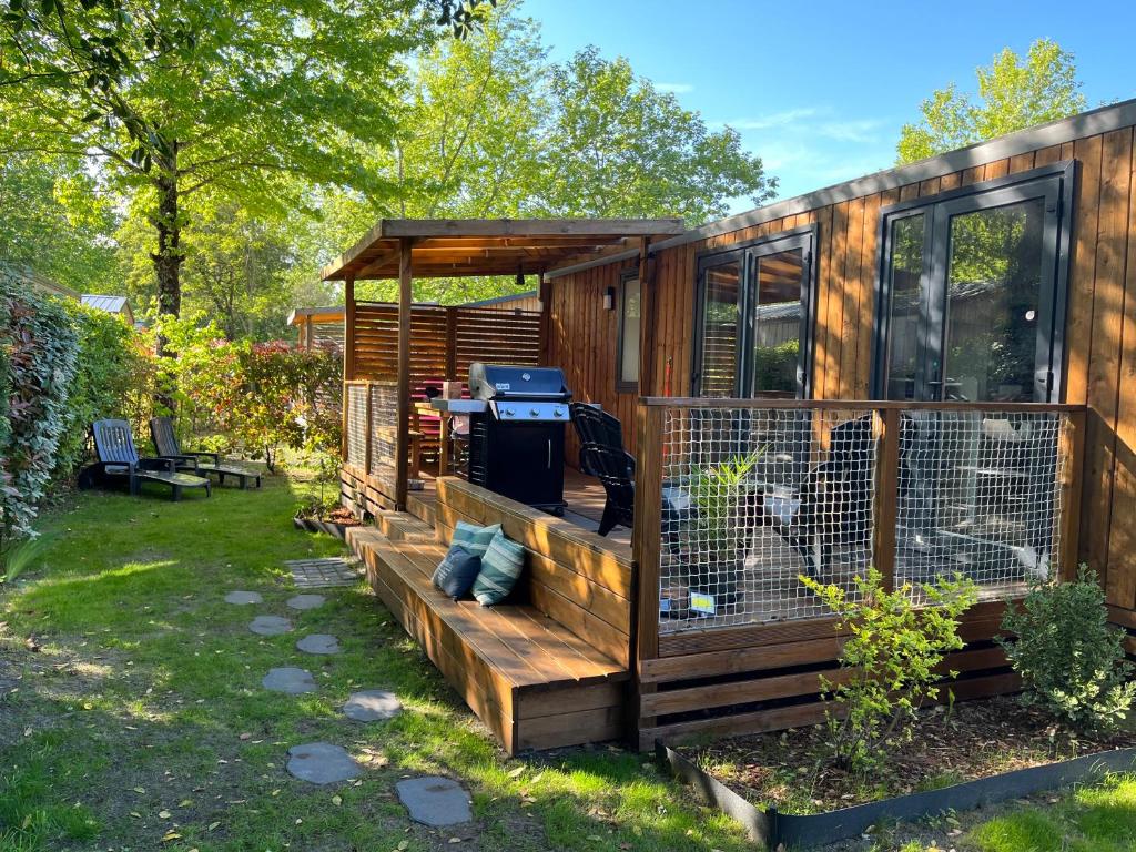 Photo de la galerie de l'établissement Mobil Home Camping Mayotte Biscarrosse, à Biscarrosse