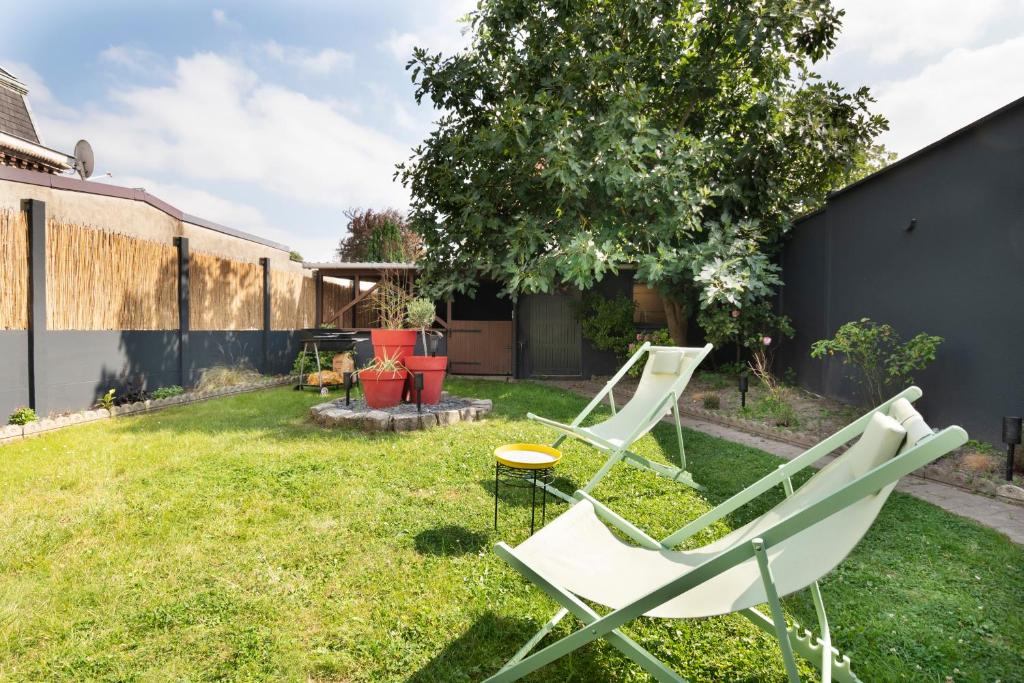 Zahrada ubytování Maison et Jardin - Chambre Cosy