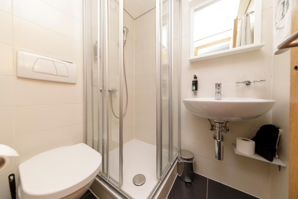 Koupelna v ubytování Hôtel de l'Ange