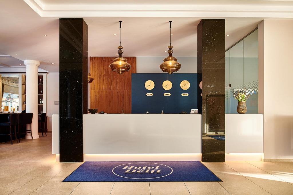 Vstupní hala nebo recepce v ubytování Hotel am Delft