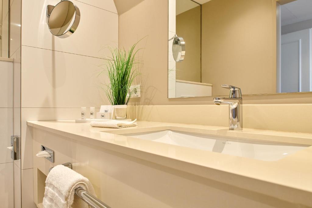 Koupelna v ubytování Hotel am Delft
