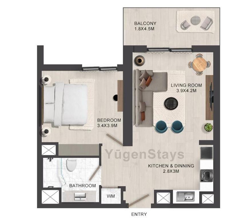 Minimal Modern Getaway in Yas Island