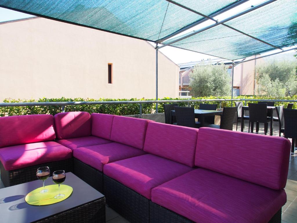 Posezení v ubytování Hotel Le Tre Isole