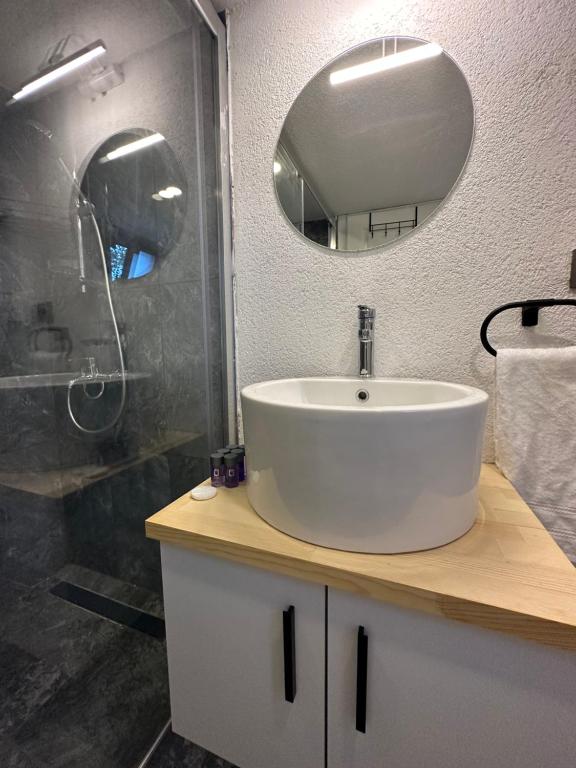 Koupelna v ubytování Gaia Tiny Houses Butik Hotel