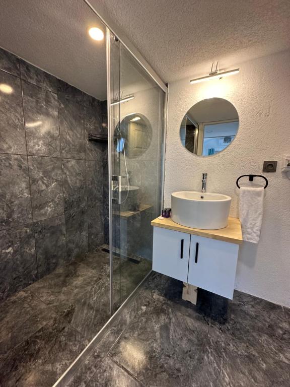 Koupelna v ubytování Gaia Tiny Houses Butik Hotel