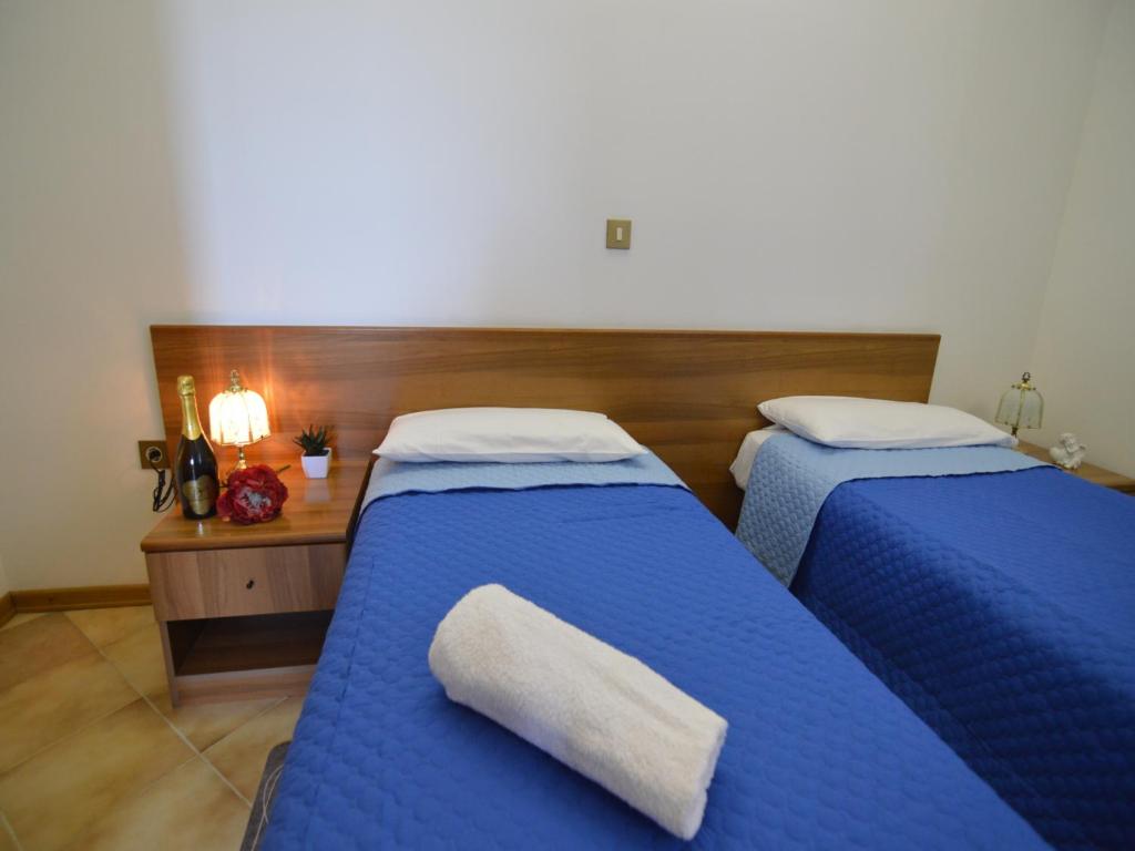 Postel nebo postele na pokoji v ubytování Bassanese Kastel