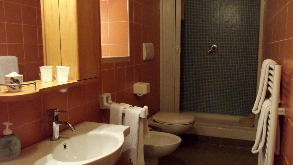 Koupelna v ubytování B&B Vico Vacanze