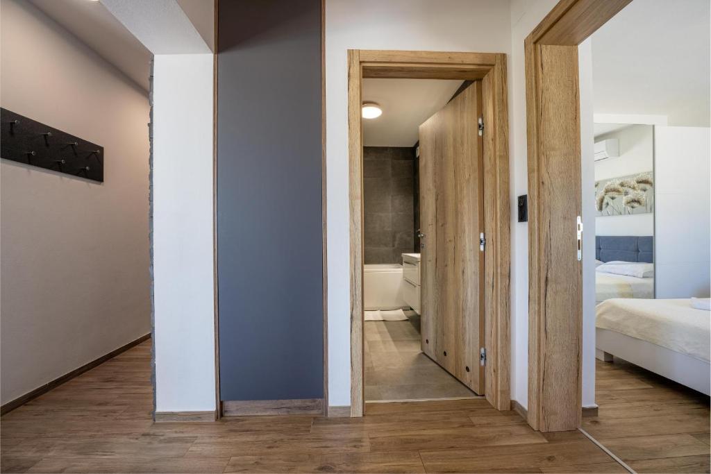 Posteľ alebo postele v izbe v ubytovaní Vacation house Ana