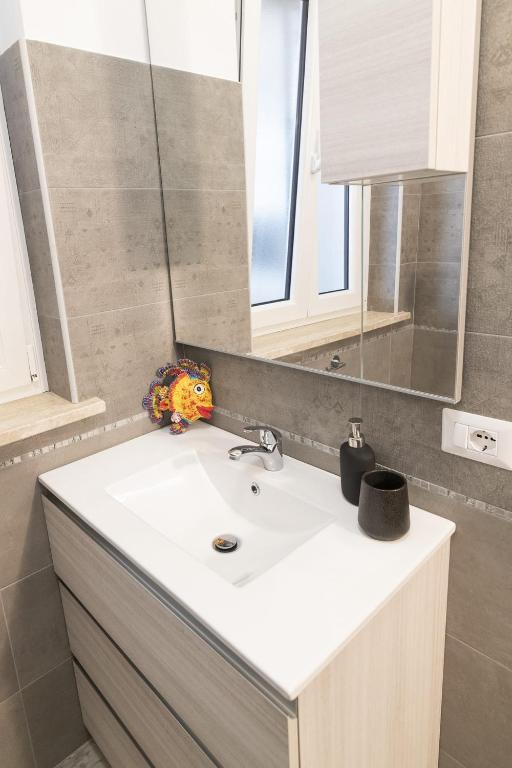 Koupelna v ubytování Casa Larry
