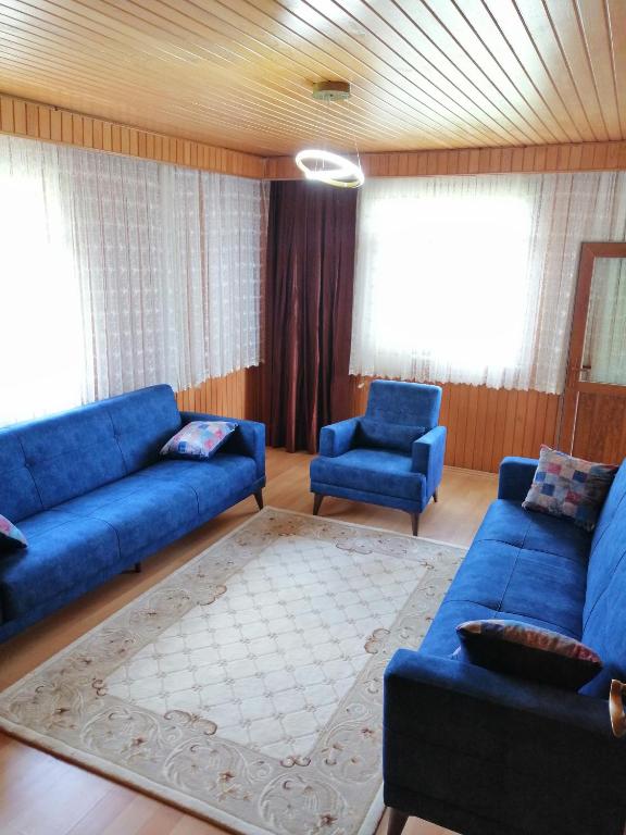 Posezení v ubytování Mutlu apart ve bungalovs