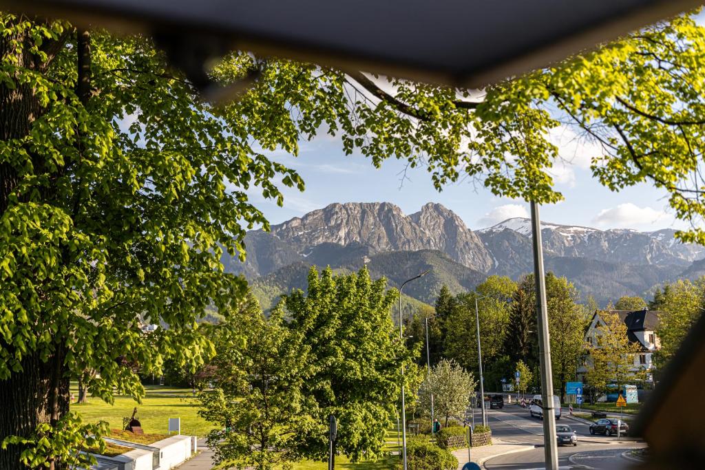 Výhľad na hory alebo výhľad na hory priamo z apartmánu