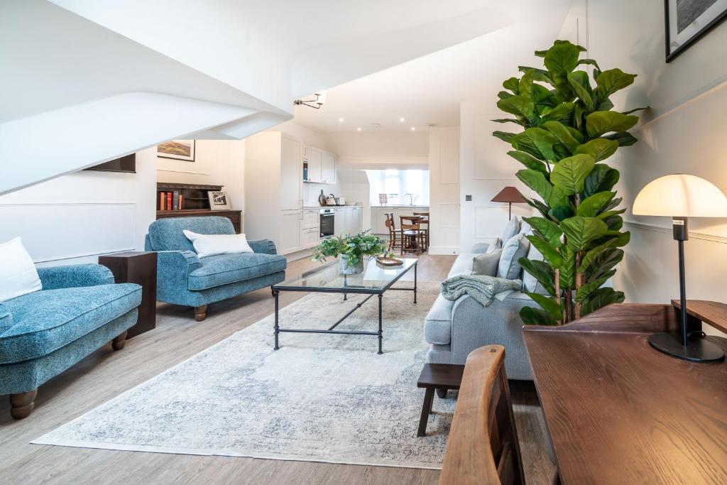 Гостиная зона в 8 The Quadrant Luxury Apartments - Hoylake