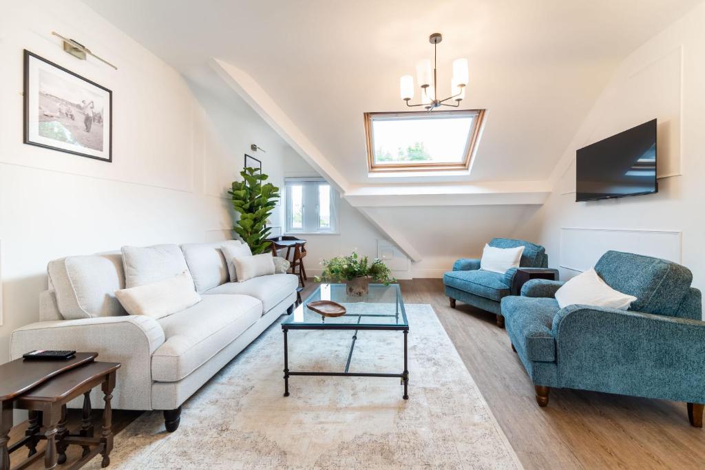 Гостиная зона в 8 The Quadrant Luxury Apartments - Hoylake