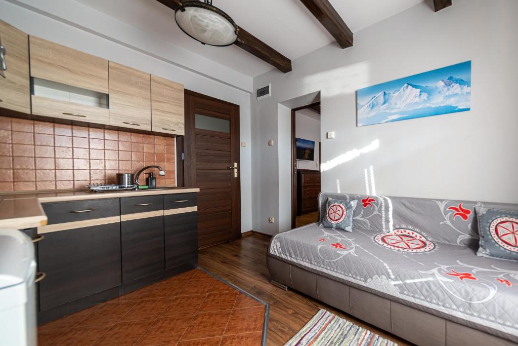 Kuchyňa alebo kuchynka v ubytovaní Apartamenty Parzenica