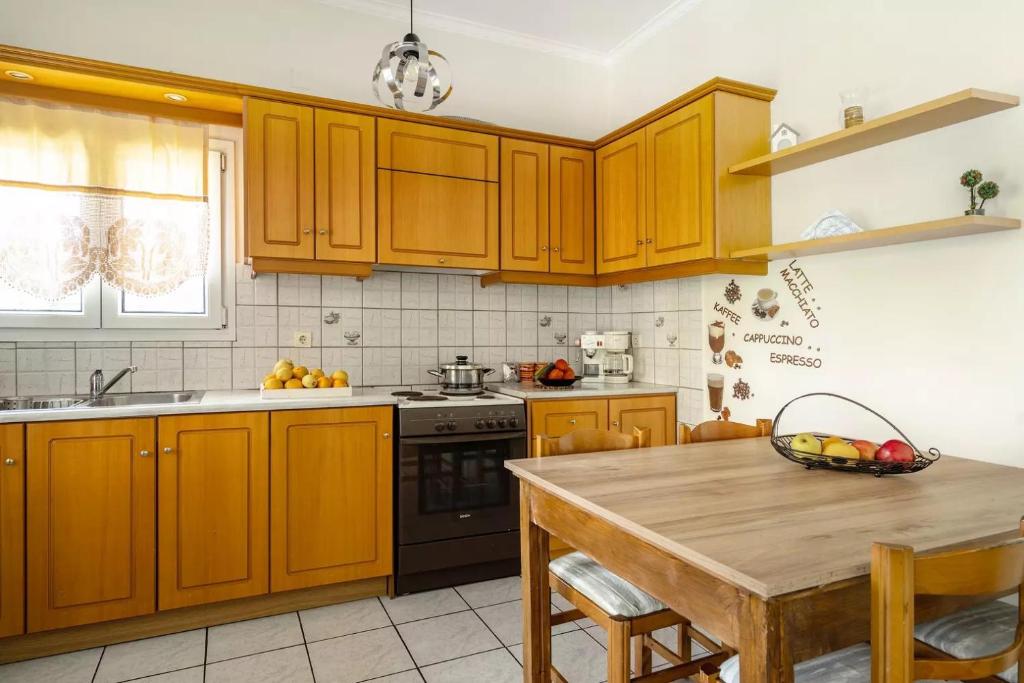 Kuchyň nebo kuchyňský kout v ubytování House of Dreams Lefkada