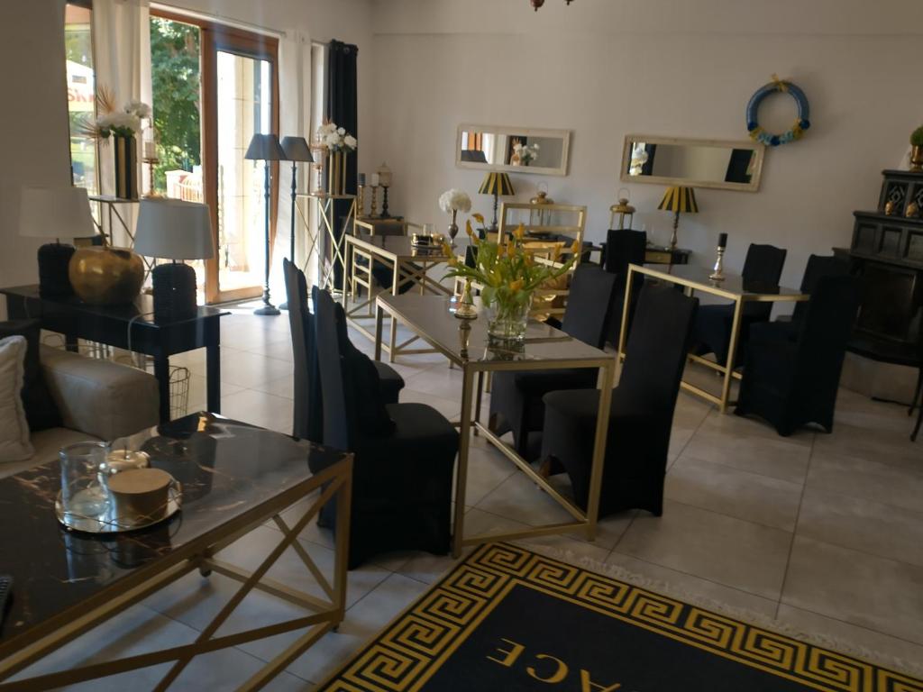 Posezení v ubytování Korab Wisełka & SPA