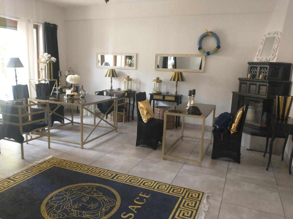 Posezení v ubytování Korab Wisełka & SPA