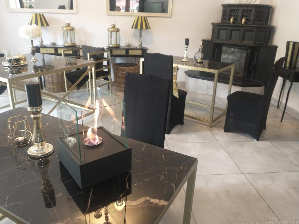 Posezení v ubytování Korab Wisełka & SPA