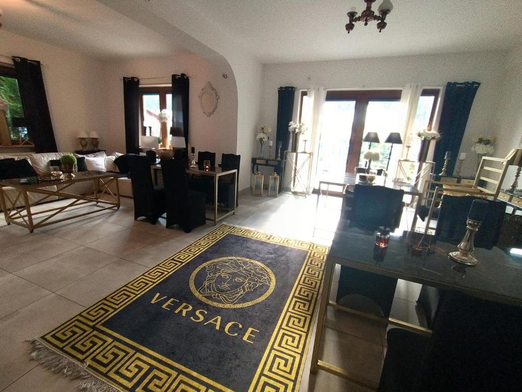 Posezení v ubytování Korab Wisełka & SPA