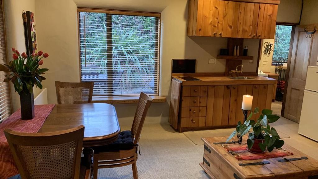 Kuchyň nebo kuchyňský kout v ubytování Tussock Cottage