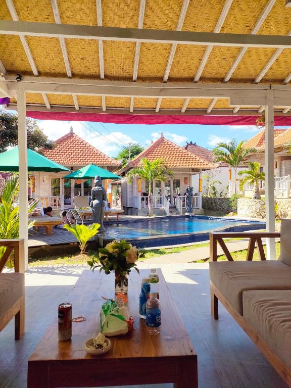 Blue Sky Villa Ceningan - Habitación Doble Con Vista A La Piscina