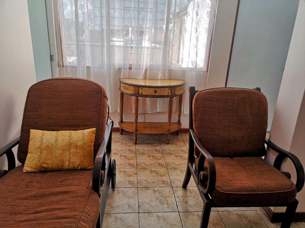 Posezení v ubytování Casa Amarello