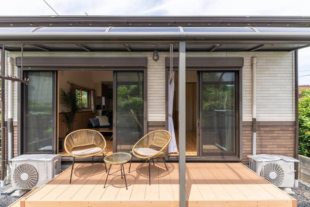 Patio nebo venkovní prostory v ubytování Seaside Villa Nagi