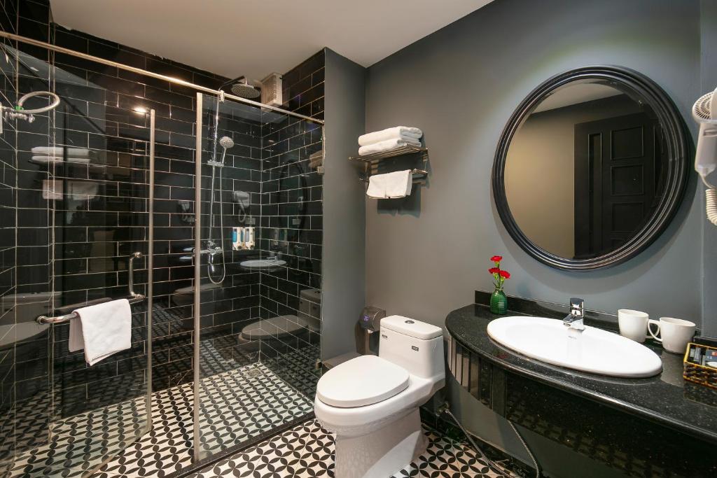 Koupelna v ubytování La Selva Premium Hotel