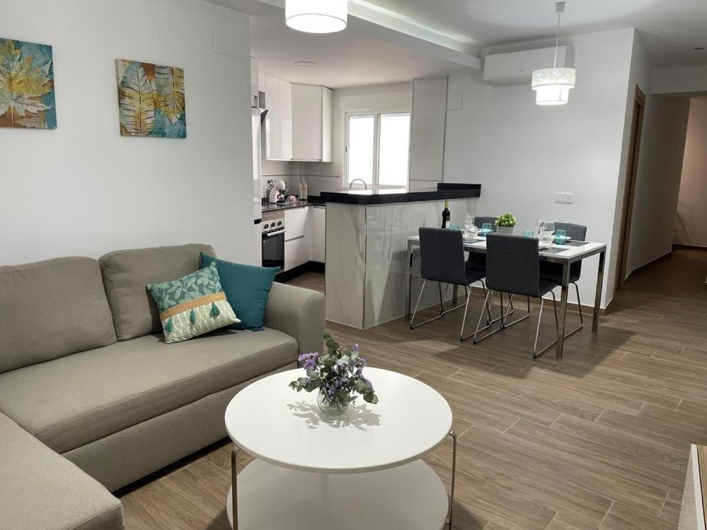 Χώρος καθιστικού στο Apartamento del Agua