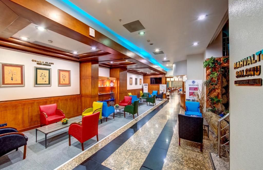 A seating area at Bera Konya Hotel