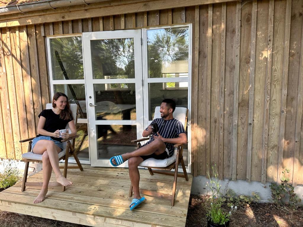Gestir sem dvelja á Langø Feriecenter - Sea View