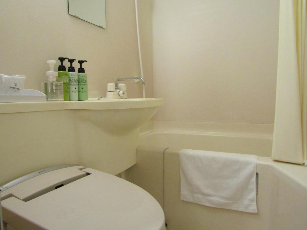 Koupelna v ubytování Business Hotel Isesaki Heisei Inn