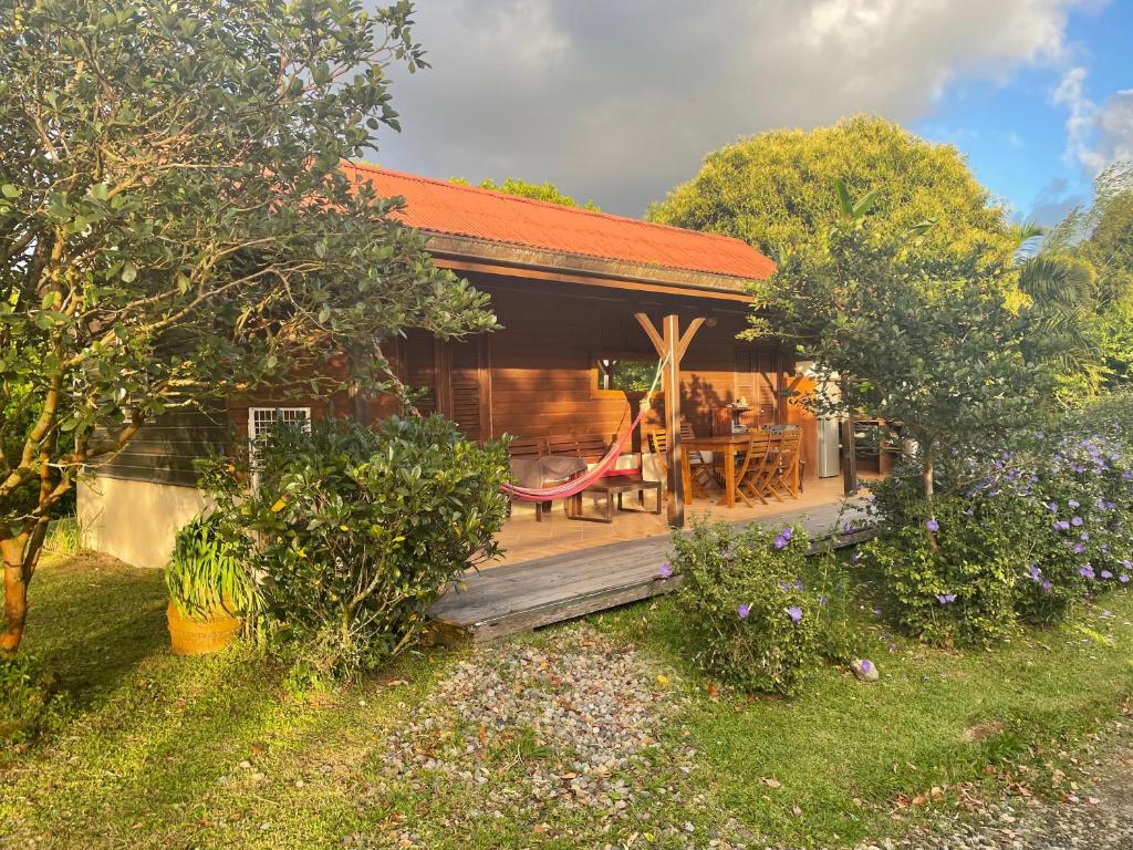 Zahrada ubytování Le relais de la montagne Pelée