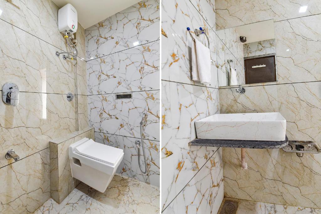Koupelna v ubytování FabHotel Symphony Grand